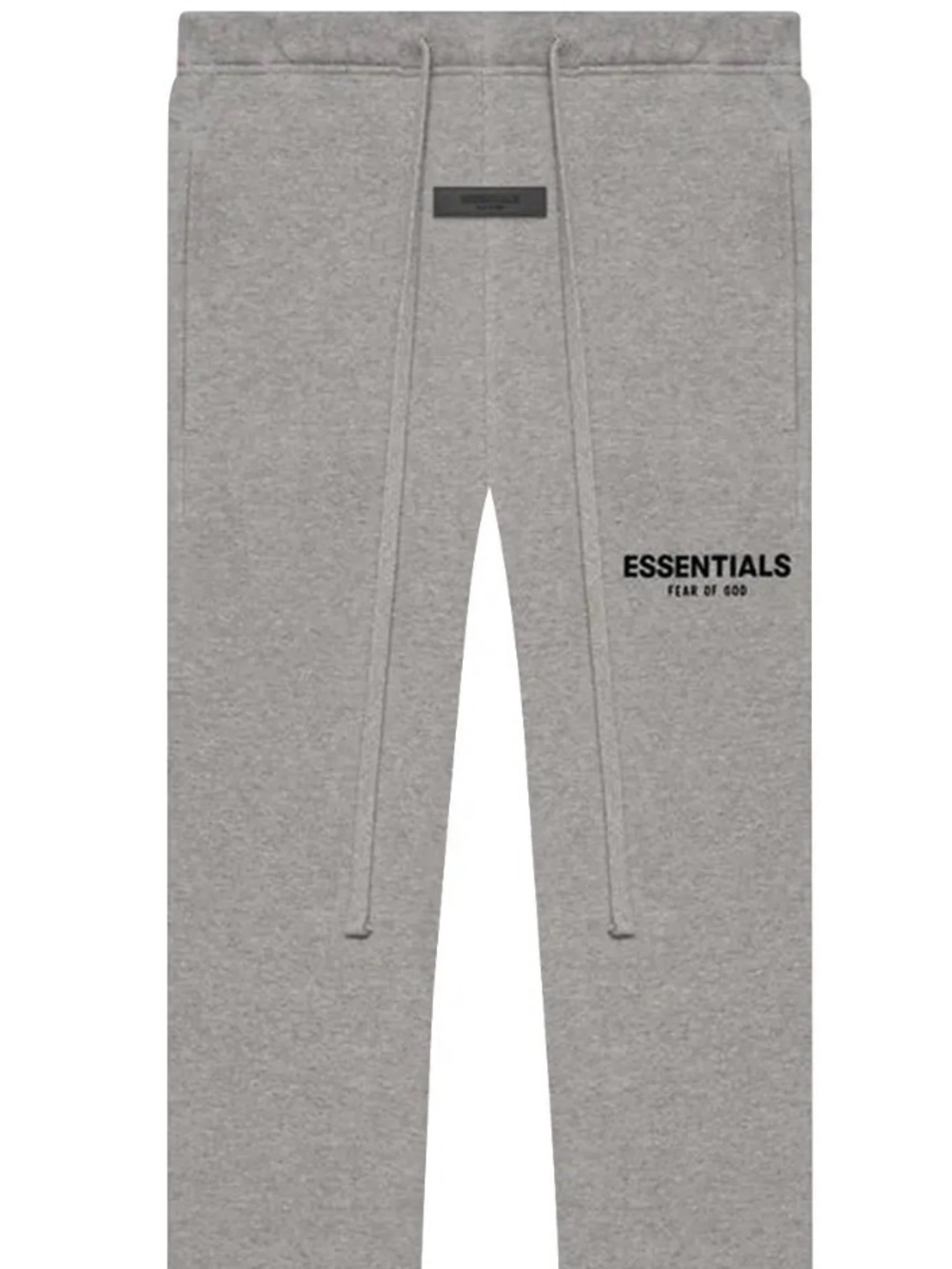 Essential fear of God dark oatmeal Uncuffed sweatpants